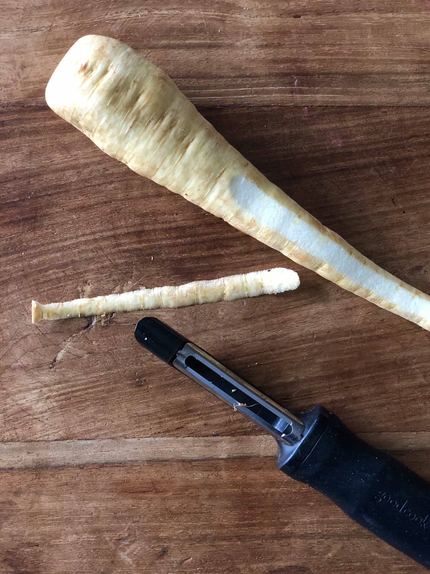 089D7577-6ACC-4ACF-8F2C-F13CEAB2D974 Parsnip and peeler