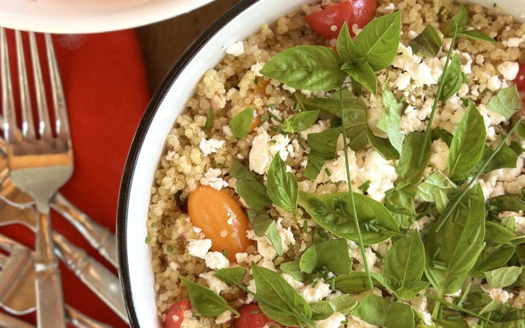 Fresh Herb and Cherry Tomato Quinoa Salad