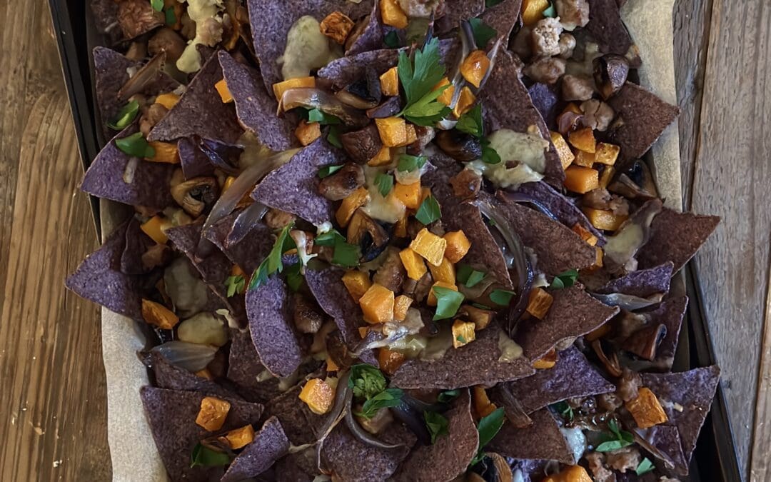 Homemade Blue Corn Harvest Nachos
