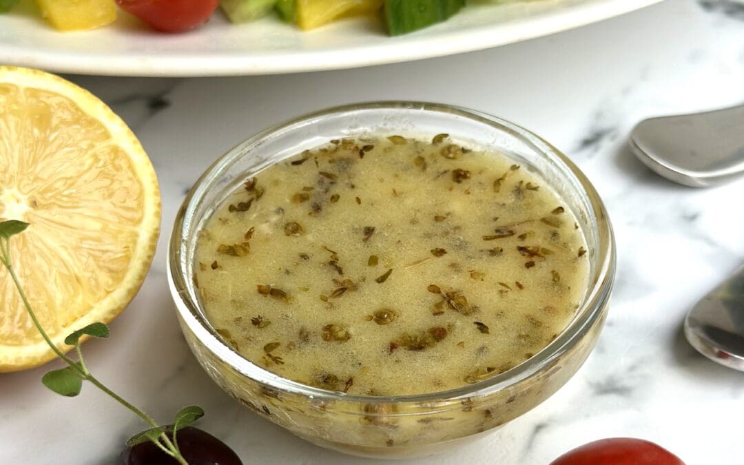 Homemade Zesty Greek Salad Dressing