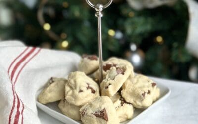 Toblerone Shortbread Cookies