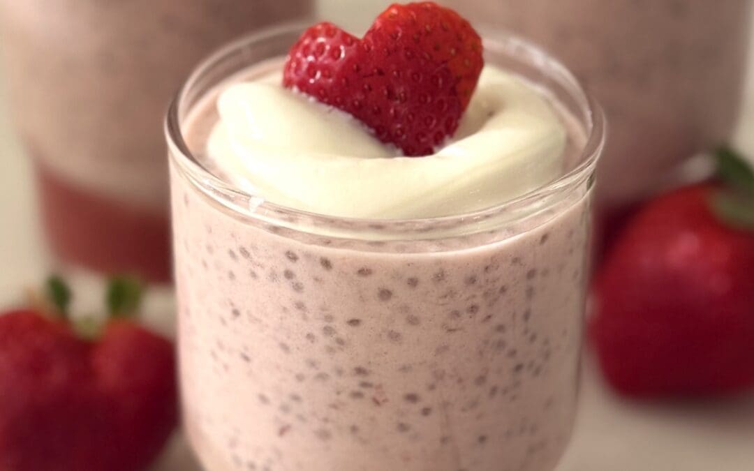 Rich and Creamy Strawberry Chia Pudding