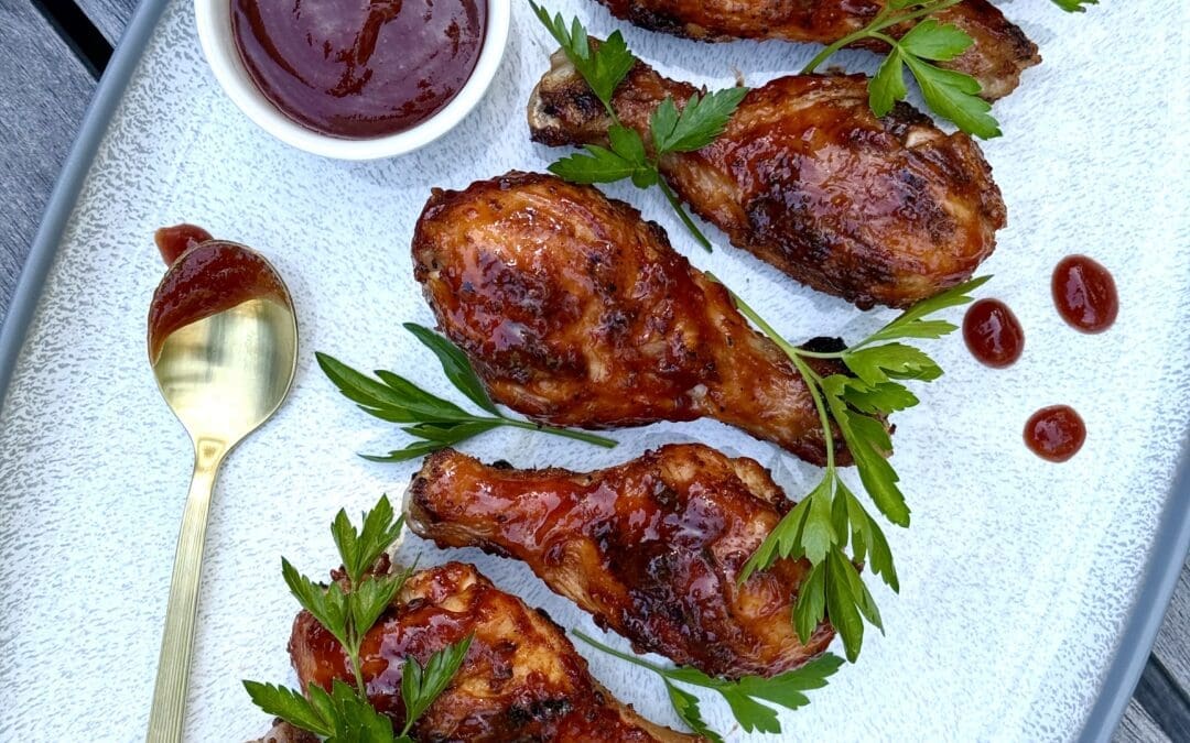 Smokey Sweet Grilled Chicken Legs