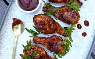 Smokey Sweet Grilled Chicken Legs