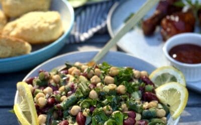 Marinated Mediterranean Bean Salad